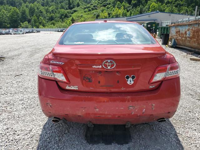 4T1BF3EK3BU725795 - 2011 TOYOTA CAMRY BASE Красный фото 6