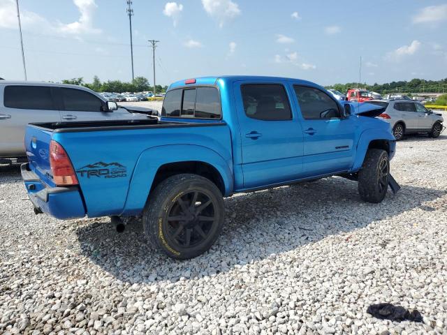 5TELU42N58Z567835 - 2008 TOYOTA TACOMA DOUBLE CAB 蓝色 照片 3