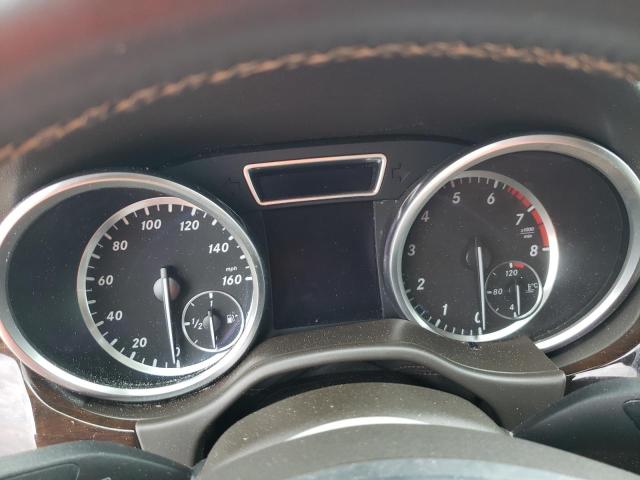 4JGDA5HB3CA079305 - 2012 MERCEDES-BENZ ML 350 4MATIC WHITE photo 9