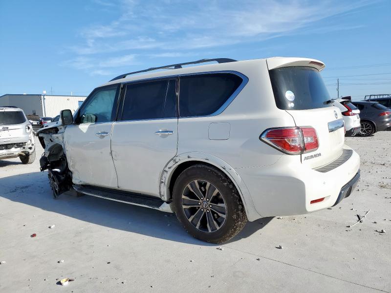 JN8AY2NE5K9759825 - 2019 NISSAN ARMADA PLATINUM Бежевый фото 2