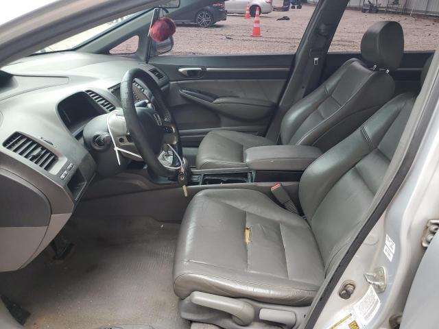 2HGFA16918H506030 - 2008 HONDA CIVIC EXL ვერცხლისფერი ფოტო 7