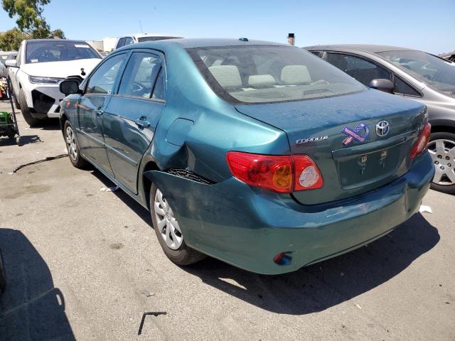 1NXBU4EE6AZ254441 - 2010 TOYOTA COROLLA BASE GREEN photo 2