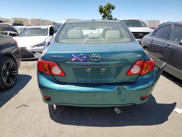 1NXBU4EE6AZ254441 - 2010 TOYOTA COROLLA BASE GREEN photo 6