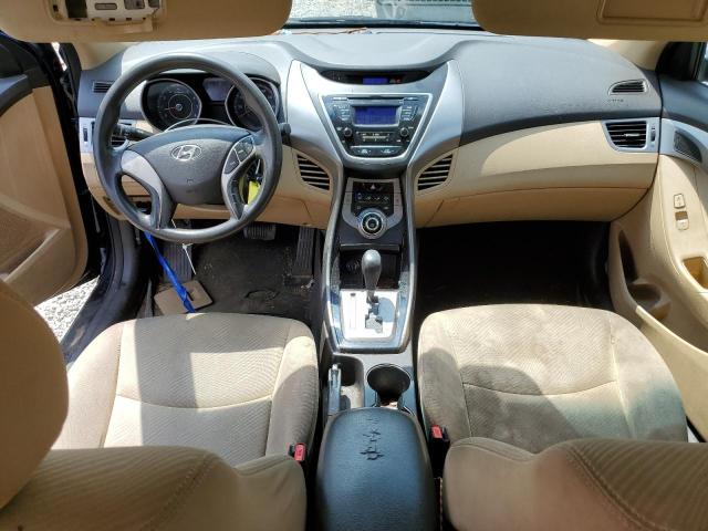 KMHDH4AE9DU791697 - 2013 HYUNDAI ELANTRA GLS BLUE photo 8