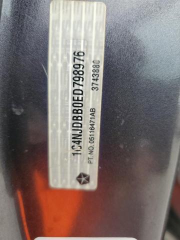 1C4NJDBB0ED798976 - 2014 JEEP COMPASS SPORT BLACK photo 13