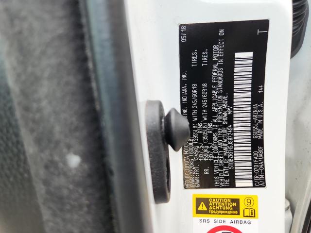 5TDBZRFH5JS872494 - 2018 TOYOTA HIGHLANDER LE Ağ foto 14