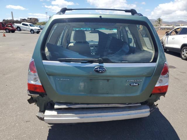 JF1SG67698H705321 - 2008 SUBARU FORESTER 2.5X LL BEAN GREEN photo 6