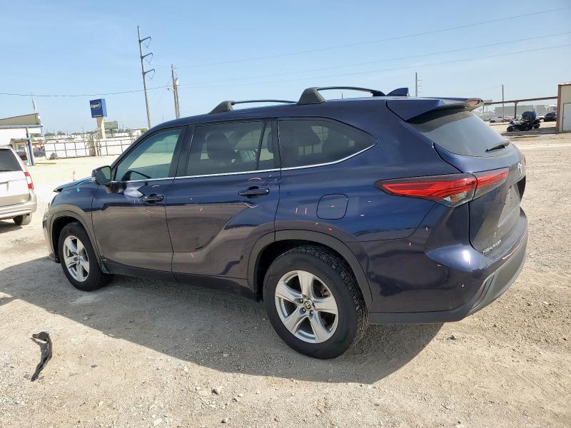 5TDZZRAH5LS006206 - 2020 TOYOTA HIGHLANDER L BLUE photo 2