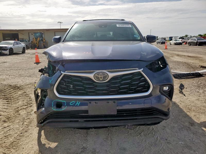 5TDZZRAH5LS006206 - 2020 TOYOTA HIGHLANDER L BLUE photo 5