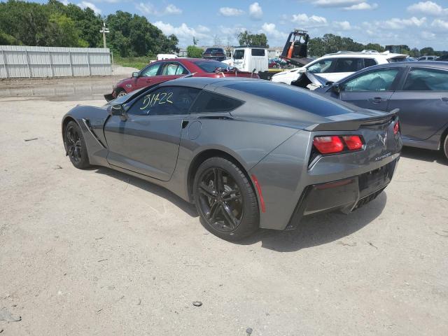 1G1YB2D77G5115216 - 2016 CHEVROLET CORVETTE STINGRAY 1LT GRAY photo 2