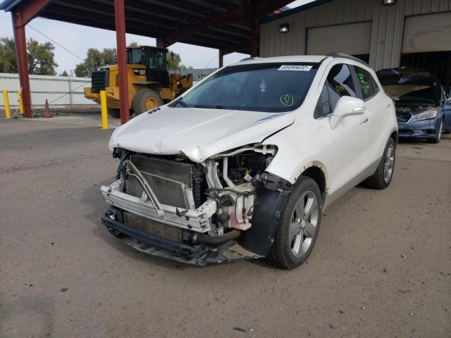 KL4CJBSB1EB595242 - 2014 BUICK ENCORE CONVENIENCE WHITE photo 2