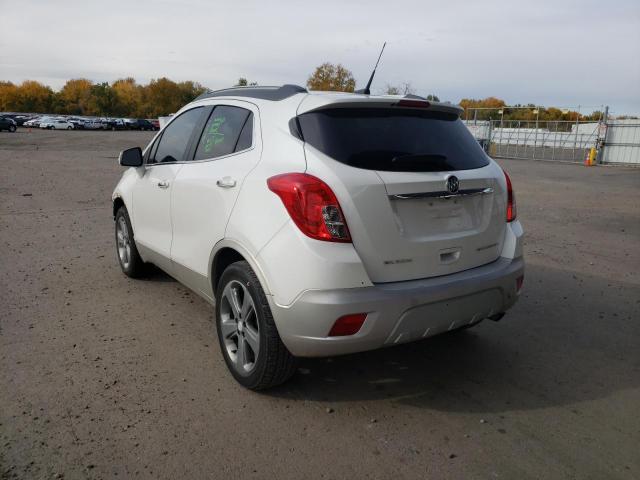 KL4CJBSB1EB595242 - 2014 BUICK ENCORE CONVENIENCE WHITE photo 3