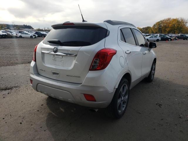 KL4CJBSB1EB595242 - 2014 BUICK ENCORE CONVENIENCE Սպիտակ լուսանկար 4