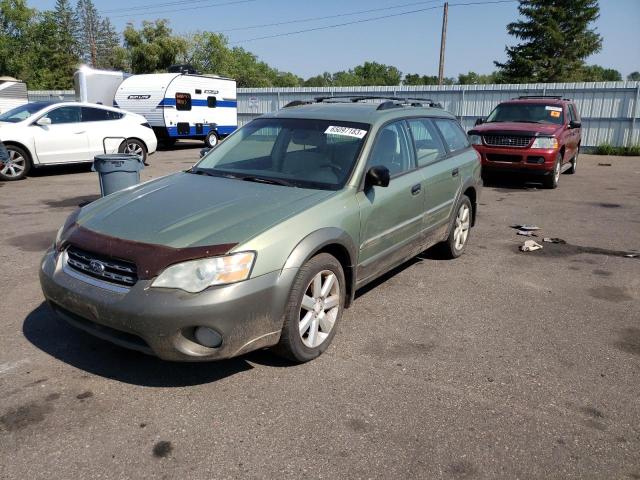 4S4BP61C067358176 - 2006 SUBARU OUTBACK OUTBACK 2.5I GREEN photo 1