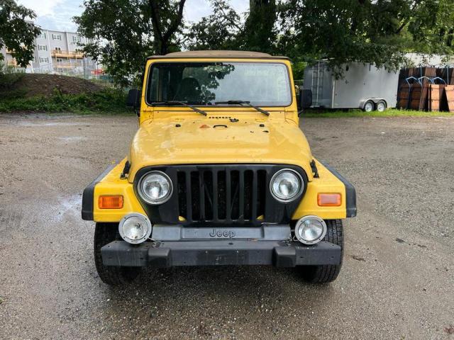 1J4FA29P81P312931 - 2001 JEEP WRANGLER / SE YELLOW photo 5