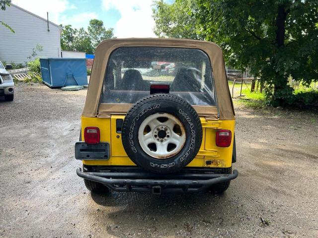 1J4FA29P81P312931 - 2001 JEEP WRANGLER / SE YELLOW photo 6