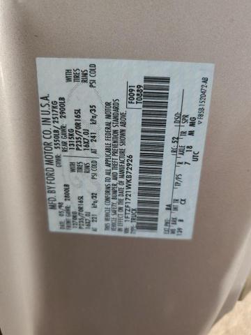 1FTZF1721WKB72926 - 1998 FORD F-150 GOLD photo 12