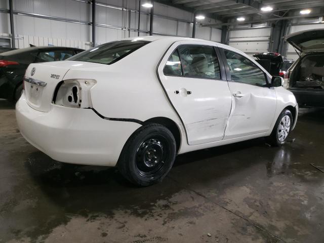 JTDBT903694057355 - 2009 TOYOTA YARIS WHITE photo 3