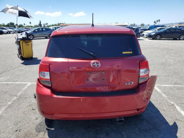 JTKKU4B49C1027709 - 2012 TOYOTA SCION RED photo 6