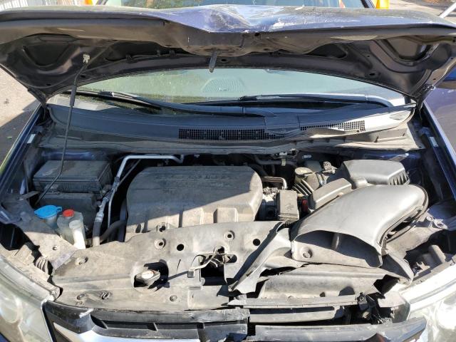 5FNRL5H64EB027022 - 2014 HONDA ODYSSEY EXL BLUE photo 12