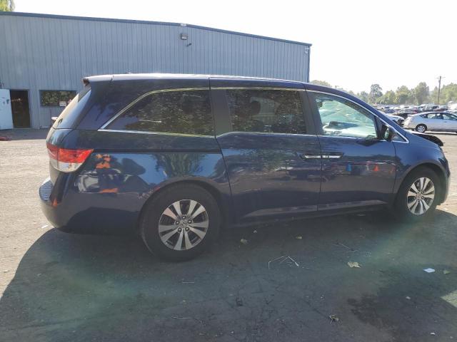 5FNRL5H64EB027022 - 2014 HONDA ODYSSEY EXL BLUE photo 3