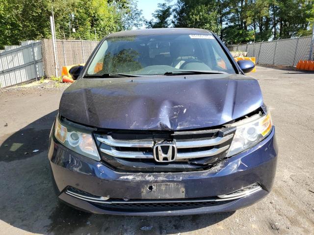 5FNRL5H64EB027022 - 2014 HONDA ODYSSEY EXL BLUE photo 5