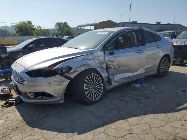 3FA6P0RU8JR243333 - 2018 FORD FUSION TITANIUM/PLATINUM HEV SILVER photo 1