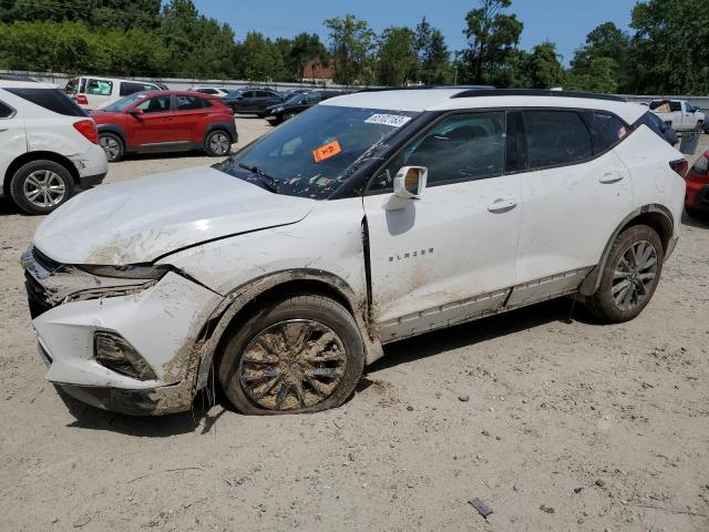 3GNKBCRS2KS670144 - 2019 CHEVROLET BLAZER 2LT WHITE photo 1