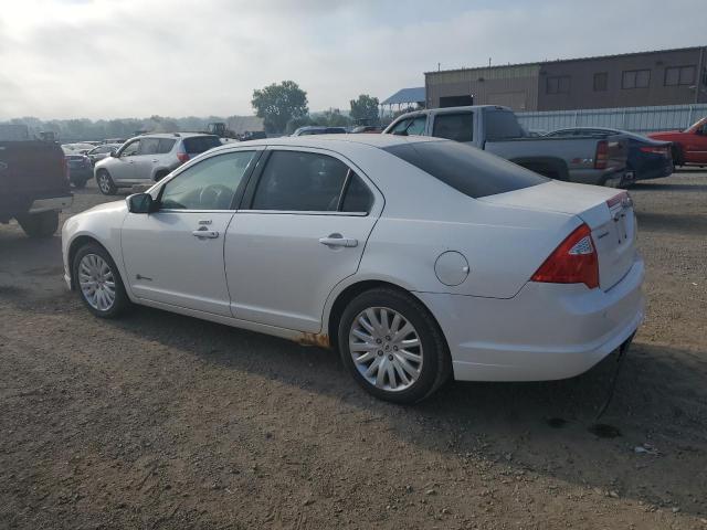 3FADP0L31AR220886 - 2010 FORD FUSION HYBRID WHITE photo 2