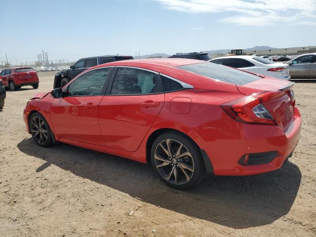 2HGFC2F83KH536015 - 2019 HONDA CIVIC SPORT წითელი ფოტო 2