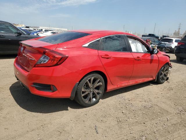 2HGFC2F83KH536015 - 2019 HONDA CIVIC SPORT წითელი ფოტო 3