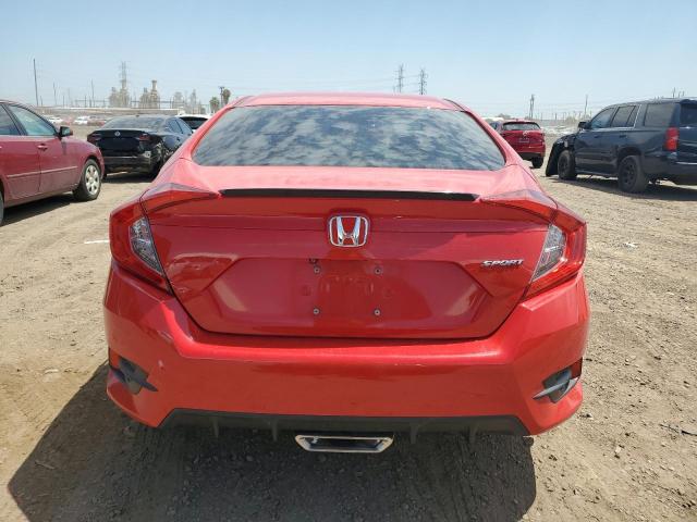 2HGFC2F83KH536015 - 2019 HONDA CIVIC SPORT წითელი ფოტო 6