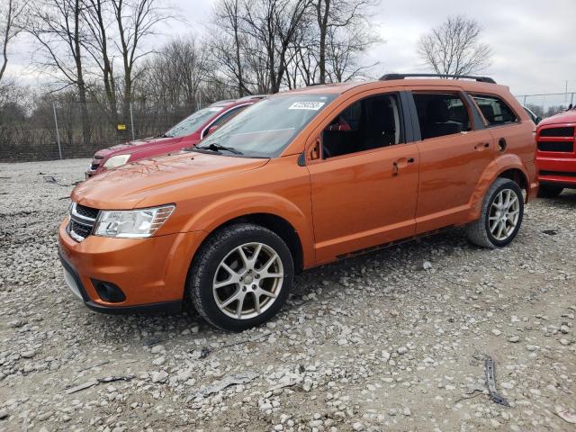 3D4PG1FG1BT540602 - 2011 DODGE JOURNEY MAINSTREET ORANGE photo 1