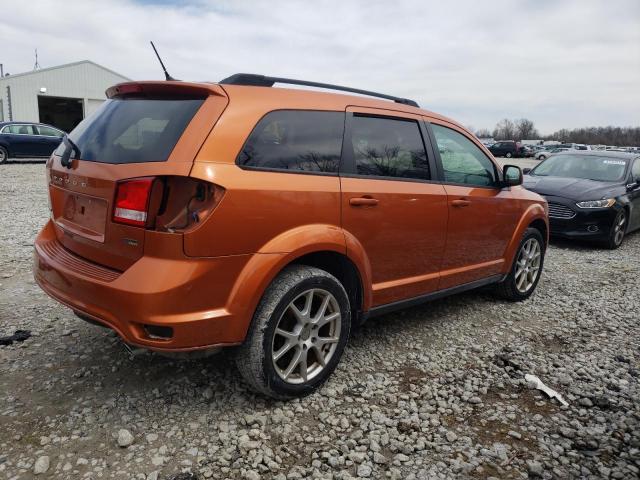 3D4PG1FG1BT540602 - 2011 DODGE JOURNEY MAINSTREET ORANGE photo 3