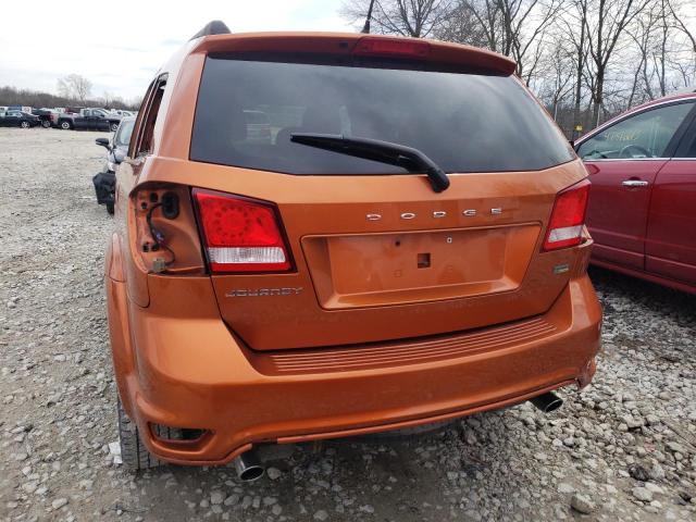 3D4PG1FG1BT540602 - 2011 DODGE JOURNEY MAINSTREET ORANGE photo 6