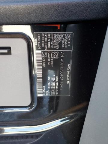 WDZPE7DD9GP199931 - 2016 MERCEDES-BENZ SPRINTER 2500 Սև լուսանկար 13