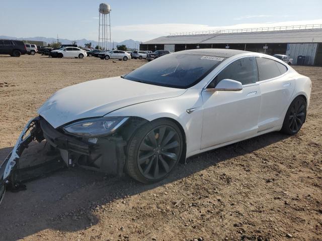5YJSA1E28GF125135 - 2016 TESLA MODEL S Blanco foto 1