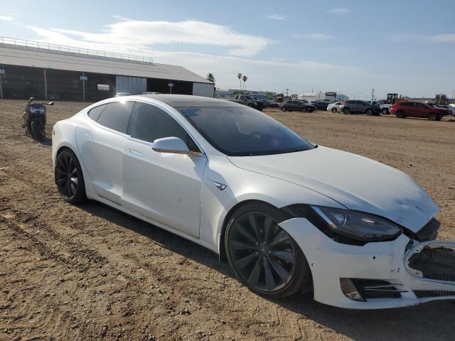 5YJSA1E28GF125135 - 2016 TESLA MODEL S Blanco foto 4