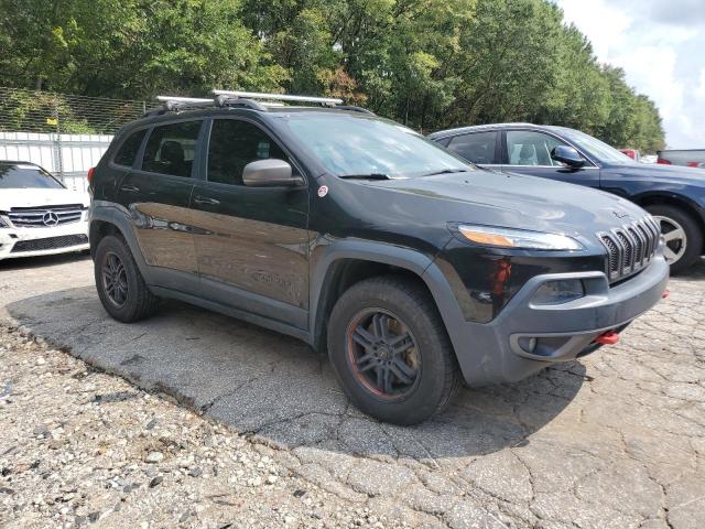 1C4PJMBS0FW599053 - 2015 JEEP CHEROKEE TRAILHAWK BLACK photo 4