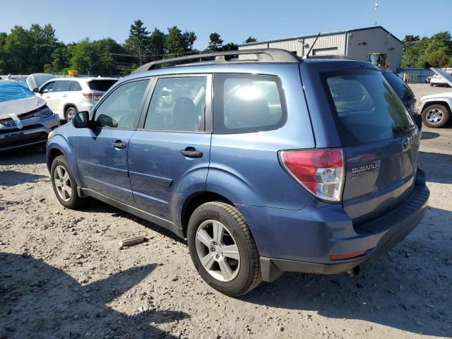 JF2SHABC5BH760087 - 2011 SUBARU FORESTER 2.5X BLUE photo 2