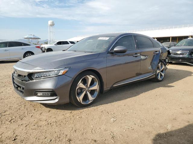 1HGCV2F93JA028968 - 2018 HONDA ACCORD TOURING GRAY photo 1