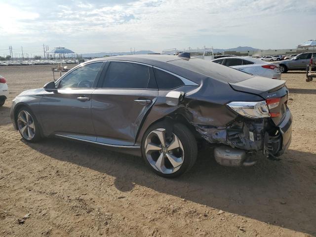 1HGCV2F93JA028968 - 2018 HONDA ACCORD TOURING GRAY photo 2