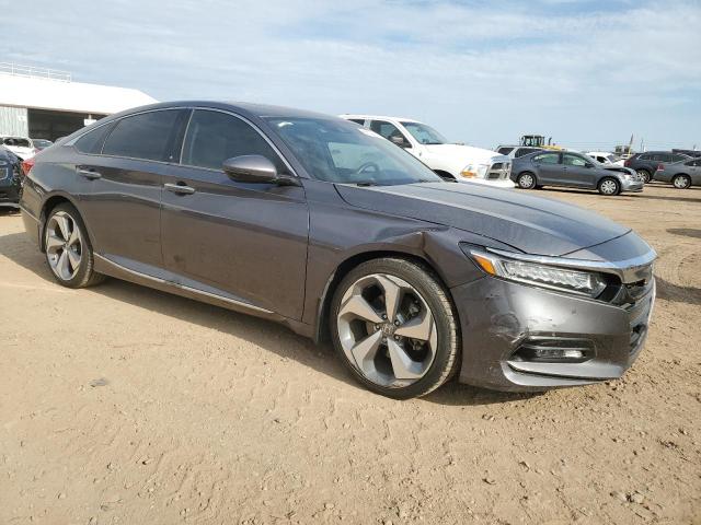 1HGCV2F93JA028968 - 2018 HONDA ACCORD TOURING GRAY photo 4