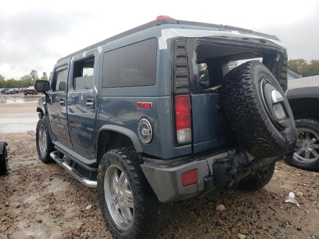 5GRGN23U55H128560 - 2005 HUMMER H2 TEAL photo 3