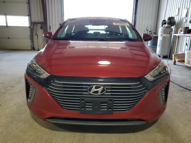 KMHC75LC1KU117959 - 2019 HYUNDAI IONIQ SEL RED photo 5