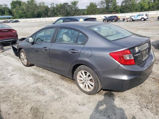 19XFB2F93CE023693 - 2012 HONDA CIVIC EXL ნაცრისფერი ფოტო 2