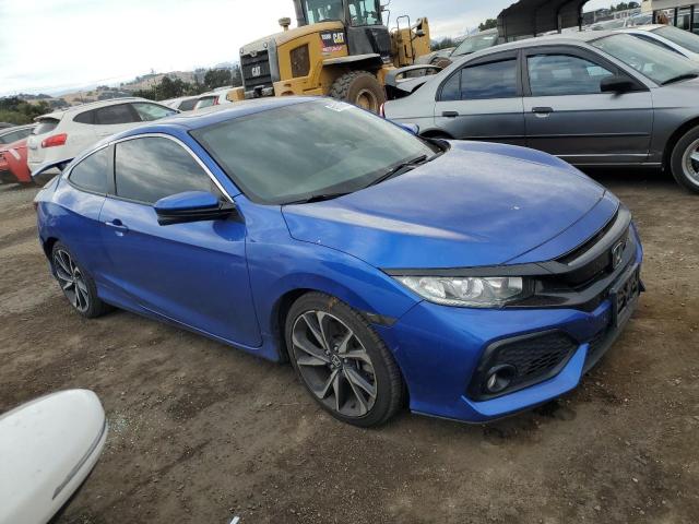 2HGFC3A55HH755361 - 2017 HONDA CIVIC SI BLUE photo 4