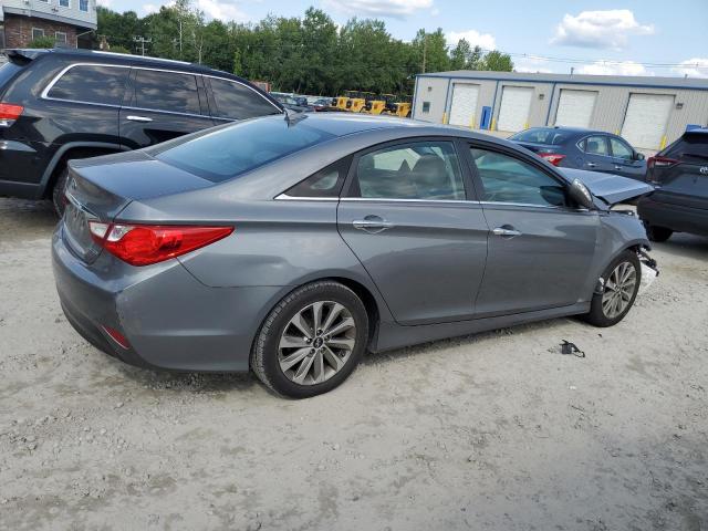 5NPEC4AC8EH830216 - 2014 HYUNDAI SONATA SE GRAY photo 3