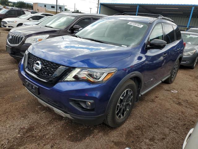 5N1DR2CM7LC620120 - 2020 NISSAN PATHFINDER SL BLUE photo 1