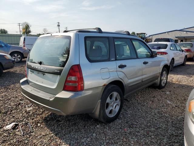 JF1SG65604H767333 - 2004 SUBARU FORESTER 2.5XS SILVER photo 3